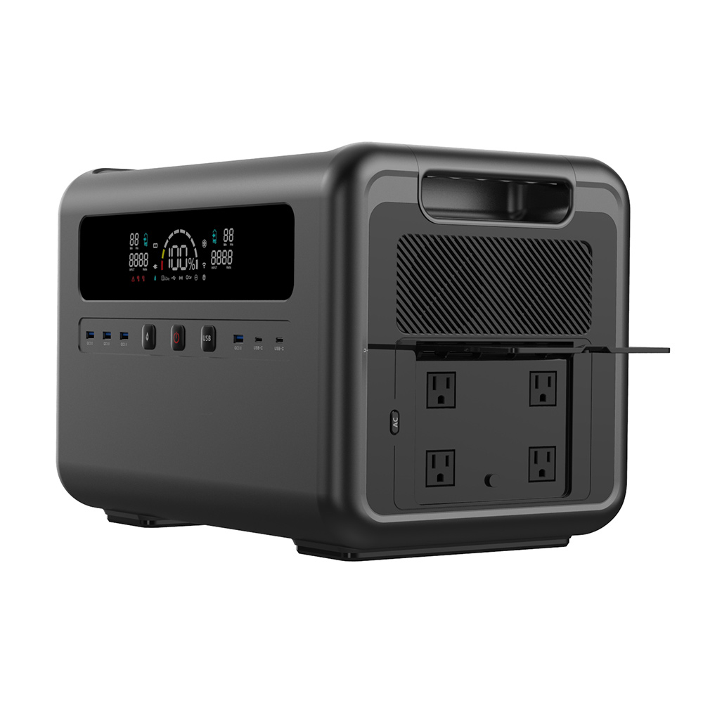 Portable Power Station - Generatore Solare da 2400W, Stazione di