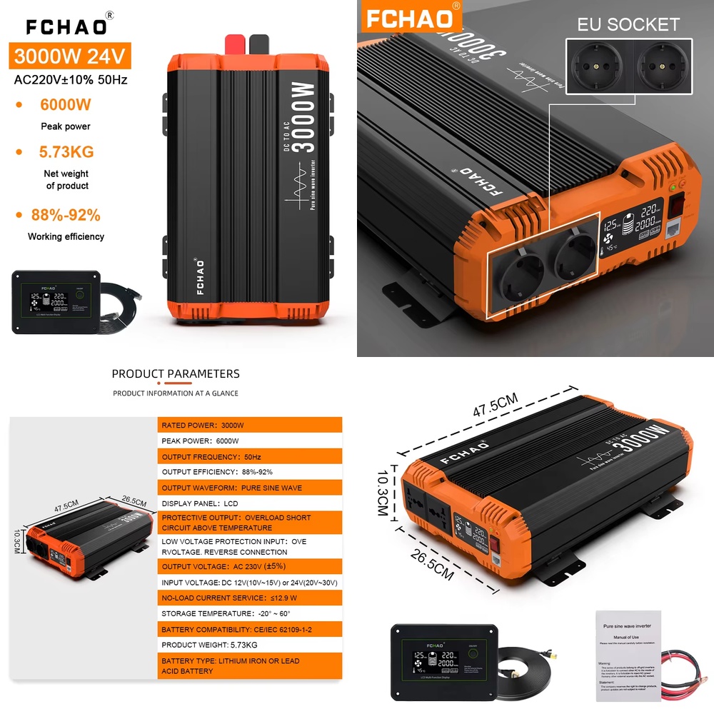 Pure Sine Wave Inverter - Inverter a Onda Sinusoidale Pura Off-Grid