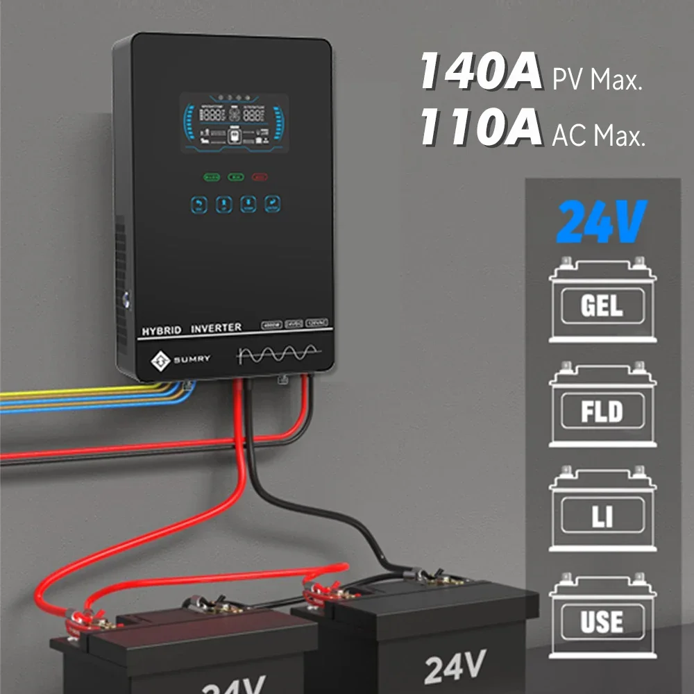 Sumry 4KW 120V Off Grid Solar  - Pure Sine Wave Inverter recensione e prezzo