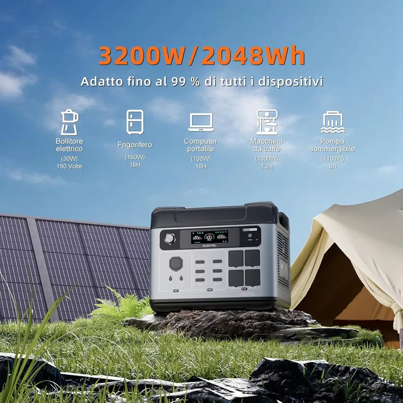 OUKITEL P2001 PLUS 2026 con Ba - Portable Power Station recensione e prezzo