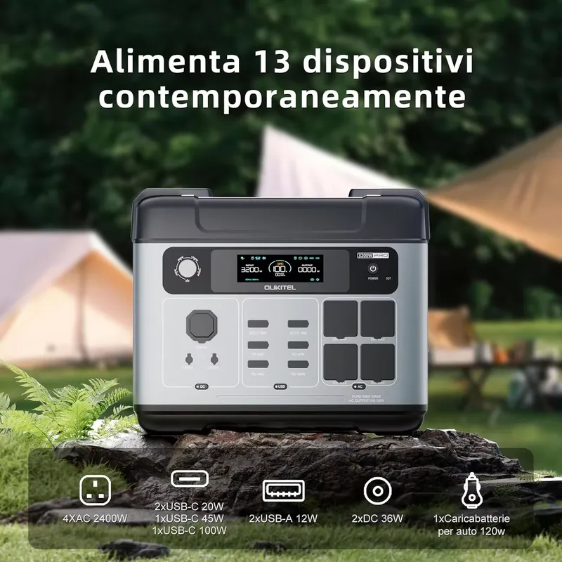 OUKITEL P2001 PLUS 2026 con Ba - Portable Power Station recensione e prezzo